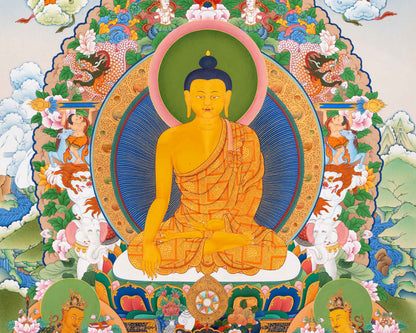 Shakyamuni Buddha Print | Traditional Buddhist Art