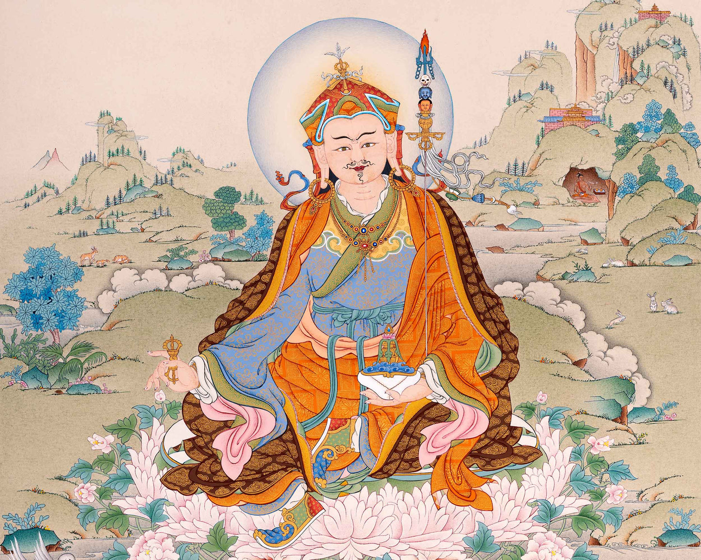 Guru Rinpoche Thangka, Padmasambhava Painting