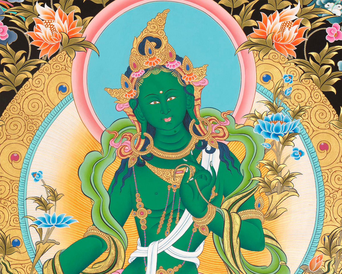 Green Tara Print |  Religous Wall Decor
