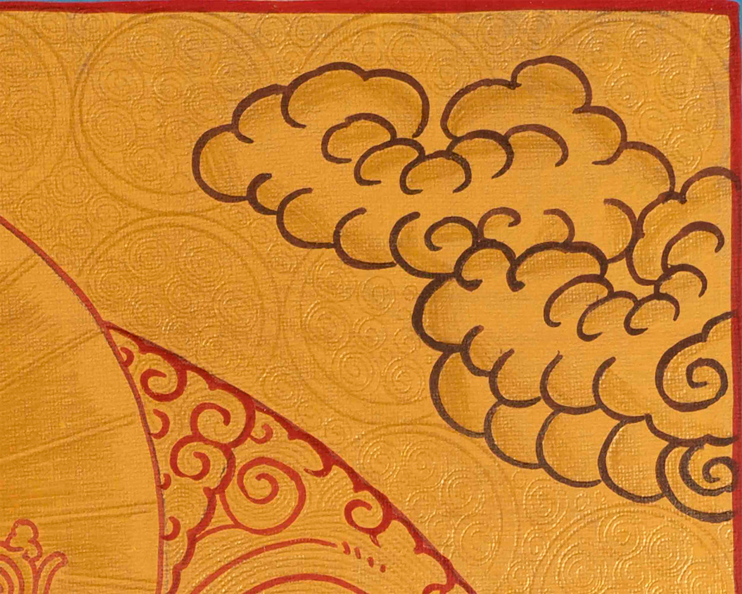 Kubera Thangka Painting | Dzambhala | Wall Decoration Painting