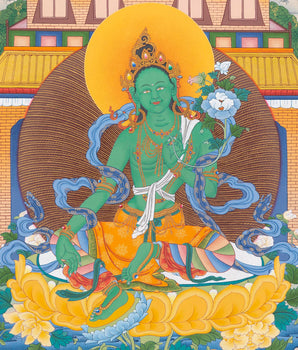 21 Tara Thangka | Dolma Female Buddha | Orgyen Chokgyur Dechen Lingpa Tradition