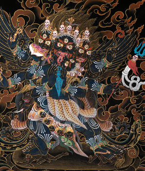 Phurba Vajrakilaya Thangka | Traditional Buddhist Art