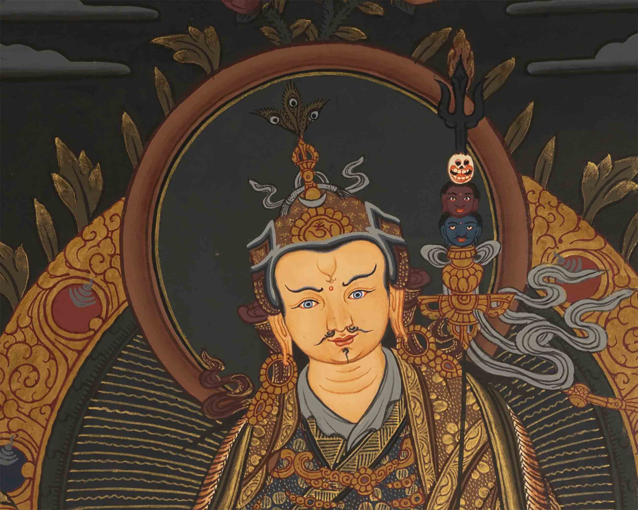 Padmasambhava Rinpoche Thangka | Tibetan Buddhist Art | Wall Decors