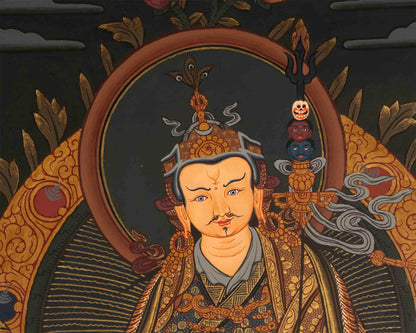 Padmasambhava Rinpoche Thangka | Tibetan Buddhist Art | Wall Decors