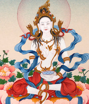 Mother Yeshe Tsogyal | Padmasambhava Consort | Tibetan Dakini Thangka