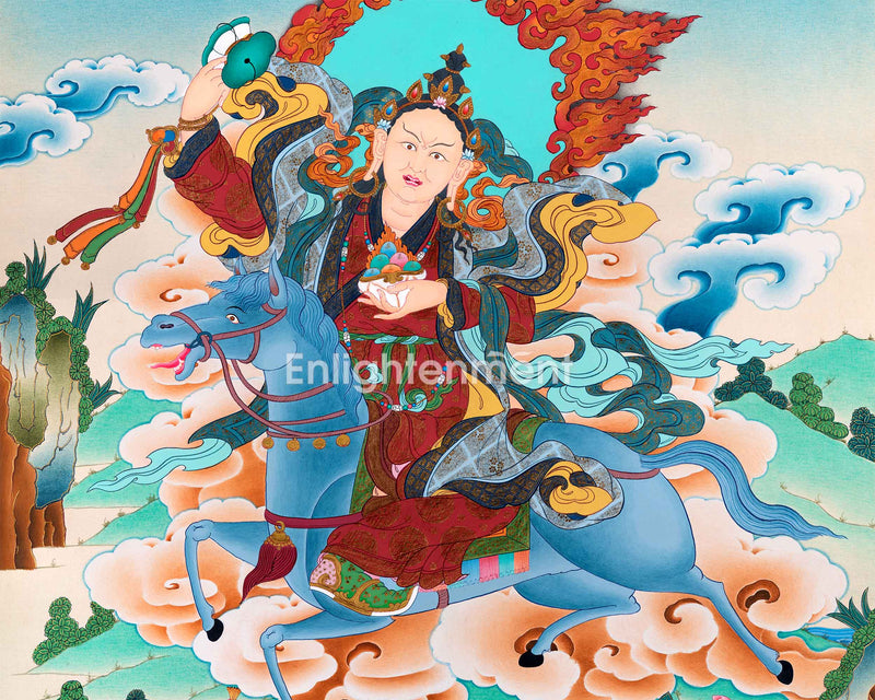 Achi Tsogyal Thangka | Blessing of Achi Chokyi Drolma | Religious Wall Hanging