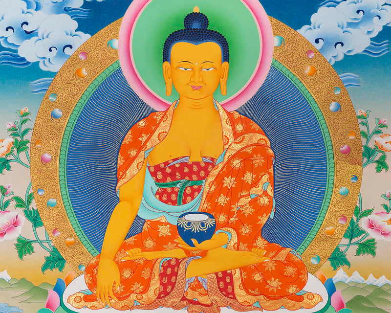 Shakyamuni Buddha | Digital Printing | Traditional Tibetan Art