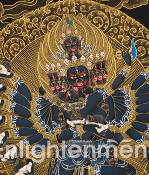 Yidam Hevajra Thangka | Thangka For Your Divine Protection | Hand-Painted Artwork