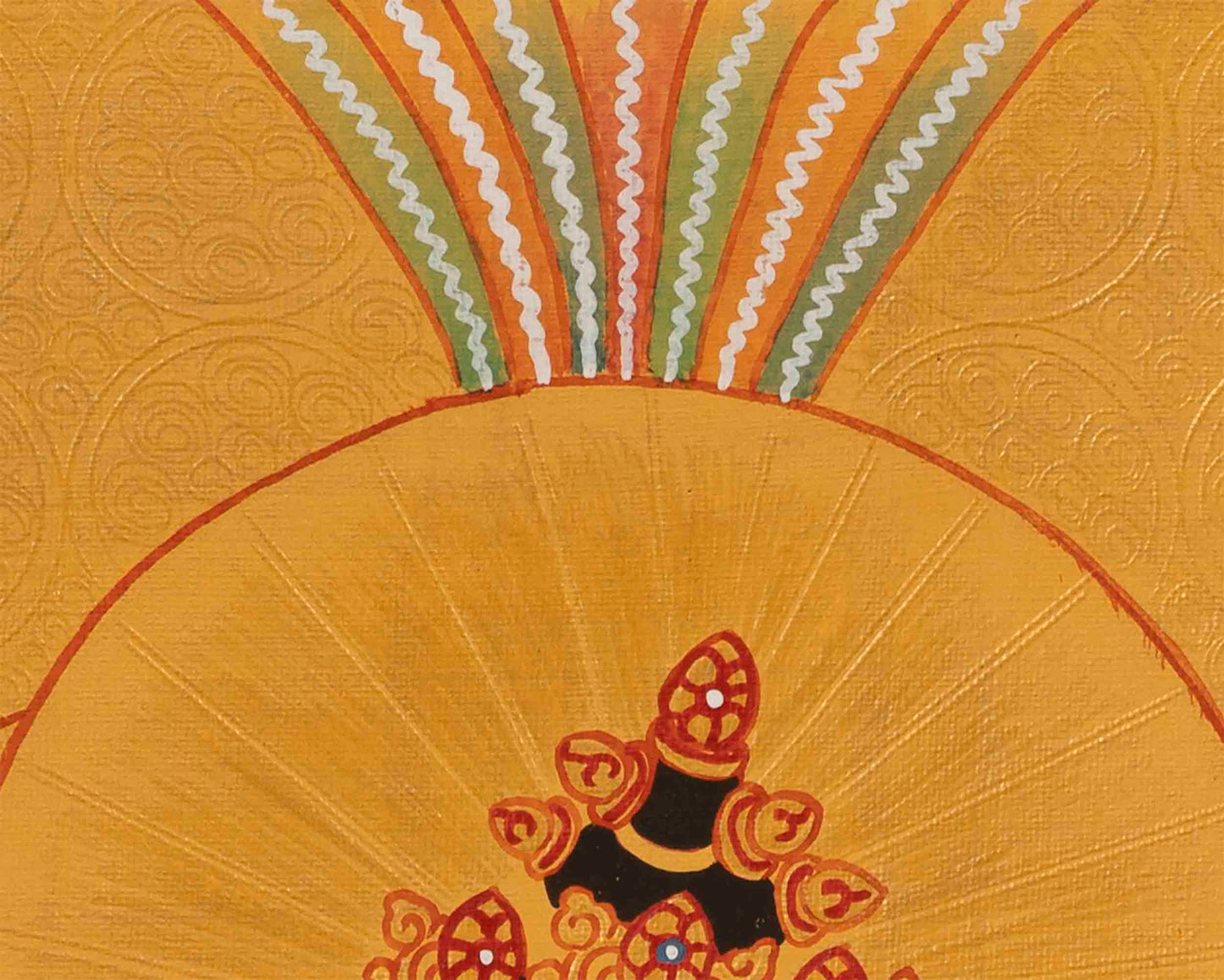 Vajrasattva Painting | Traditional Buddhist Thangka | Wall Hanging Decors