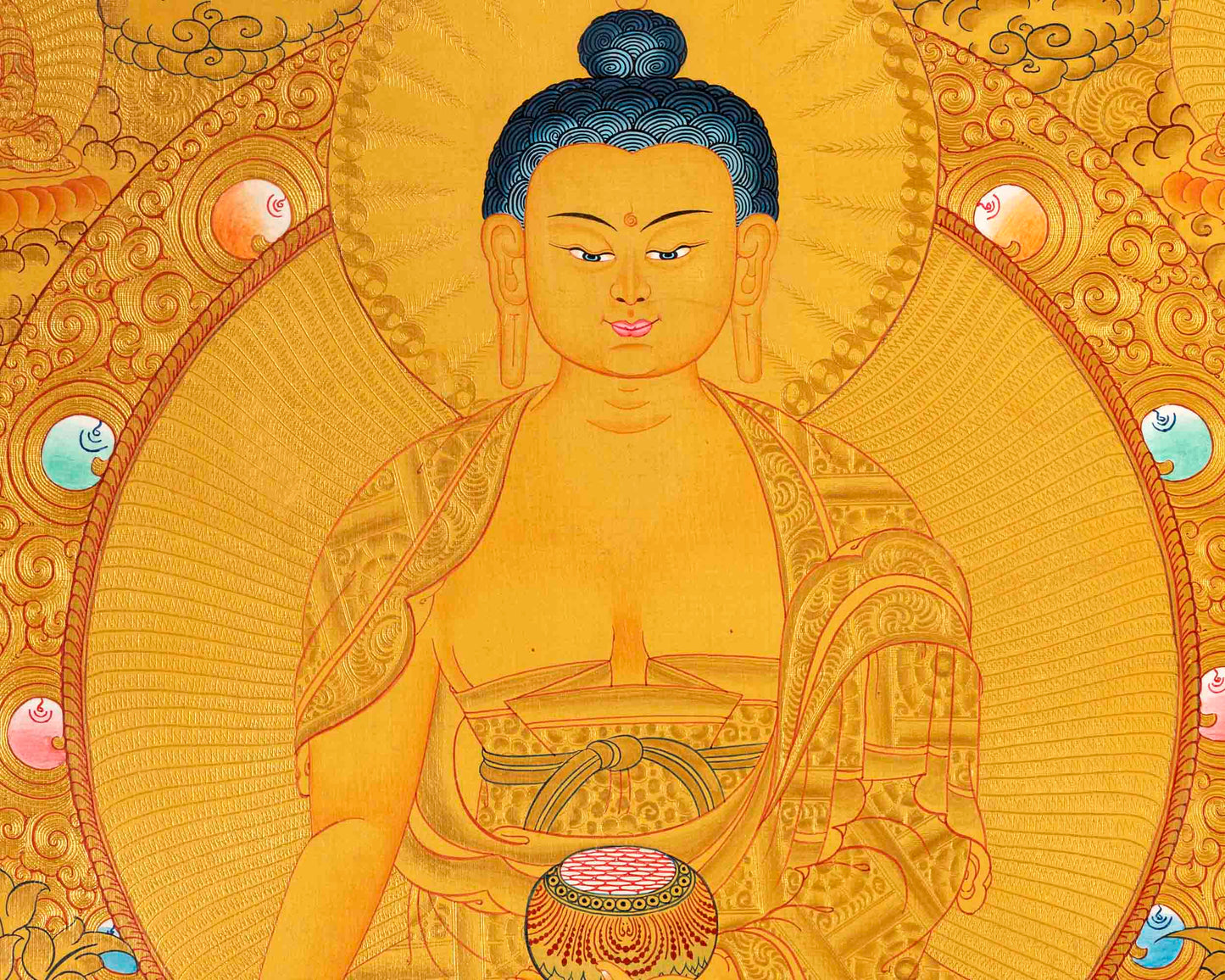 Buddha Shakyamuni Thangka | Yoga Meditation Art