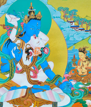 Dorje Chang Thangka | Guru Padmasambhava Eight Manifestations