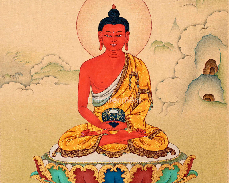 Namo Amitabha's Blessings In Thangka Painting | Buddha of Infinite Light | Inspiring Devotion in Art