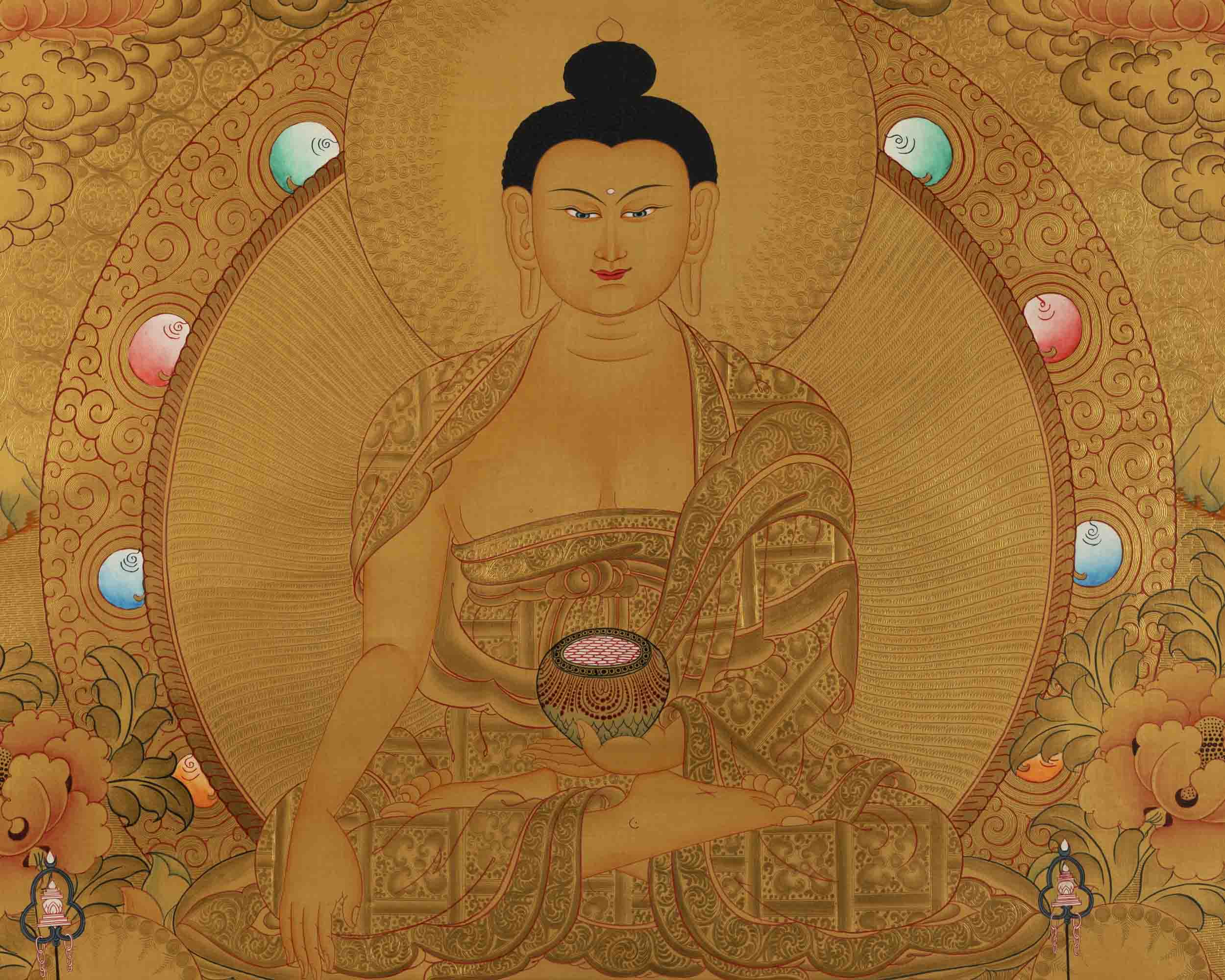 Lord Shakyamuni Buddha Thangka | Wall Decoration Painting