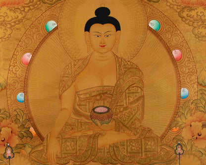 Lord Shakyamuni Buddha Thangka | Wall Decoration Painting