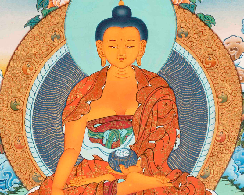 Tibetan Shakyamuni Thangka |  Buddha Thangka