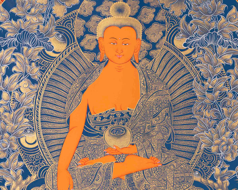 Gautam Buddha Thangka | Traditional Buddhist Painting | Wall Decors