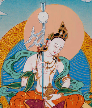 Dakini Mandarva | Guru Padmasambhava Consort | Thangka Art