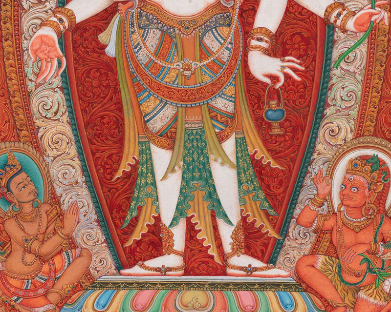 High-Quality Amoghapasa Lokeshvara Thangka Print | The One With The Unfailing Noose, Form Of Avalokiteshvara