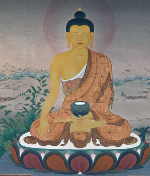 Buddha Shakyamuni Thangka, High Quality Canvas Print