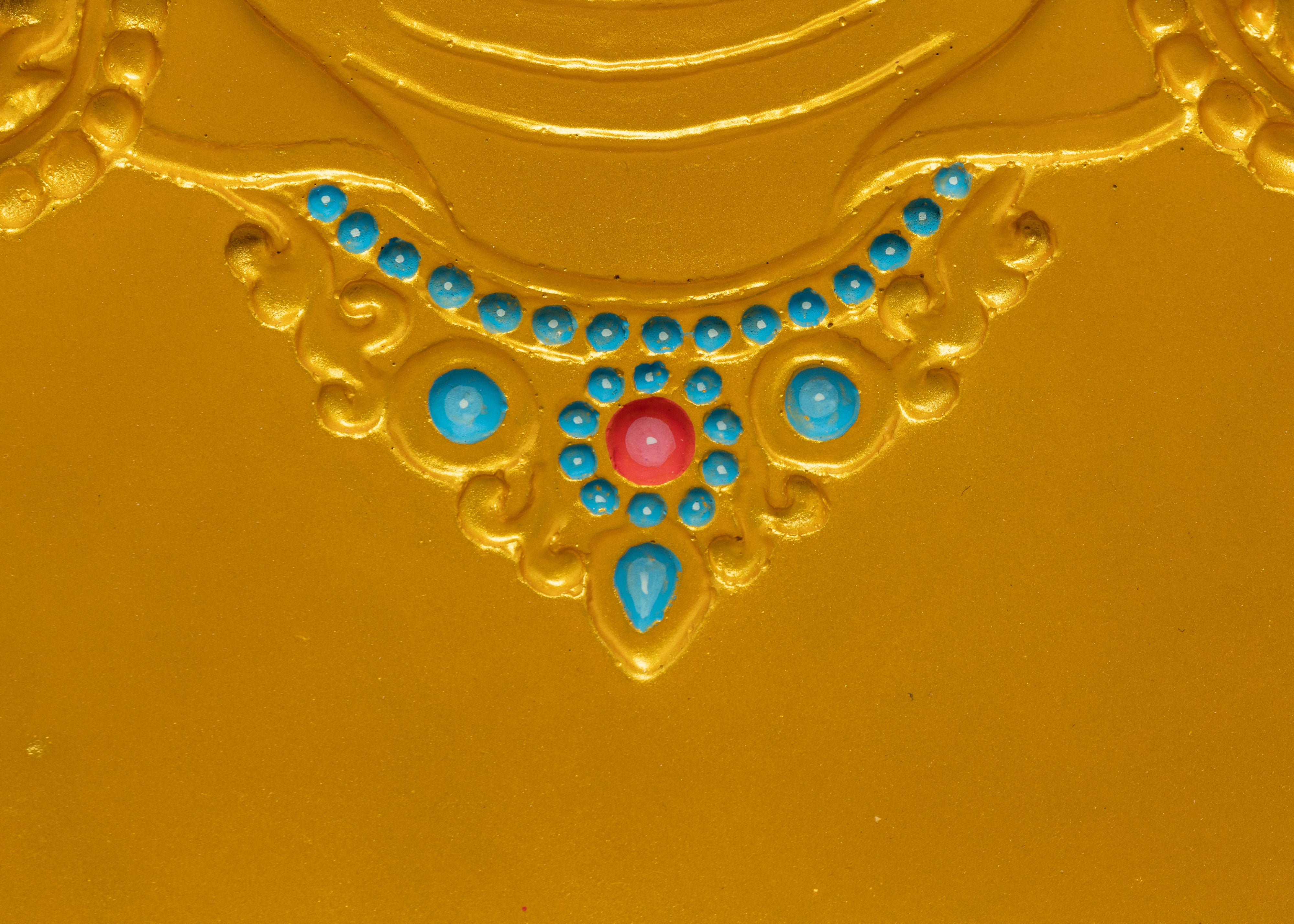 Guru Rinpoche Wooden Thangka | Tibetan Lotus Born, Guru Rinpoche