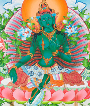 21 Tara Print | Tibetan Buddhist Painting | Wall Hanging Decors