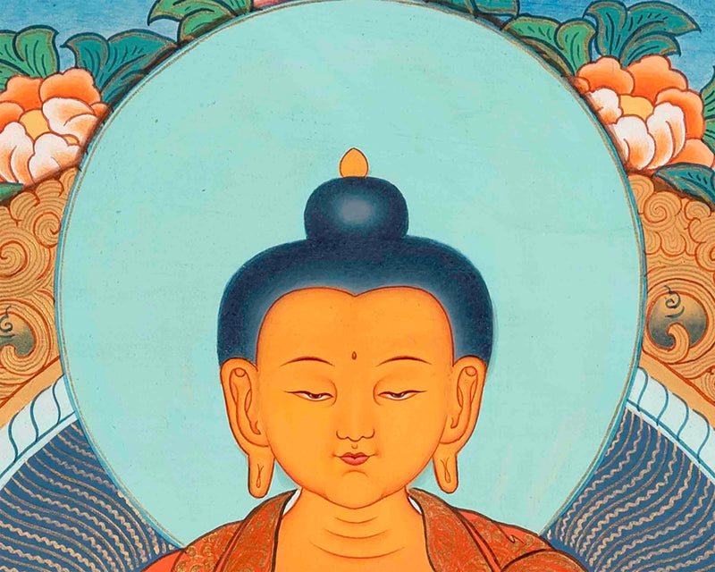 Tibetan Shakyamuni Thangka |  Buddha Thangka