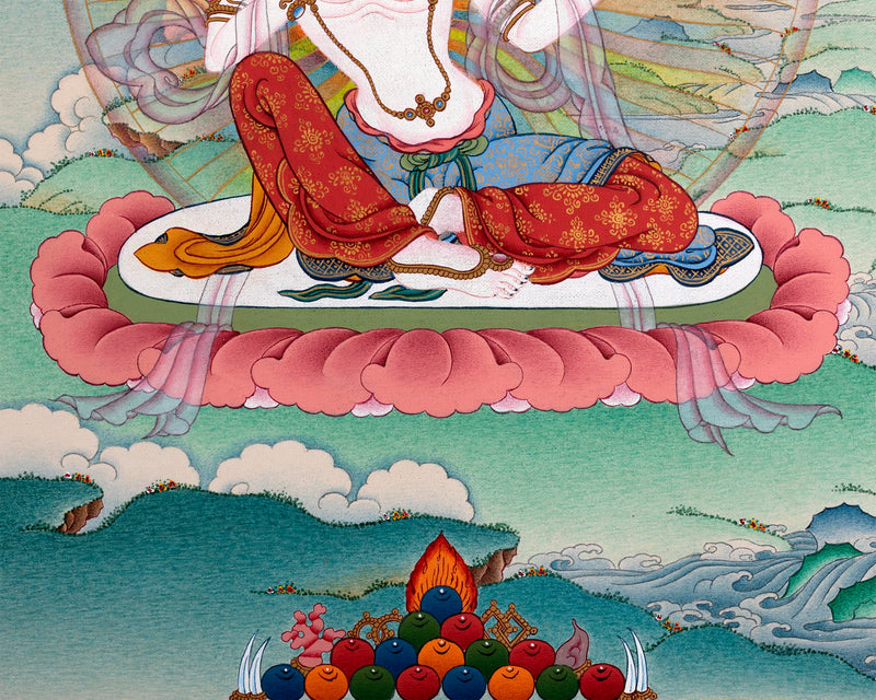 Sukhasiddhi Thangka | Dakini of Magical Illusion