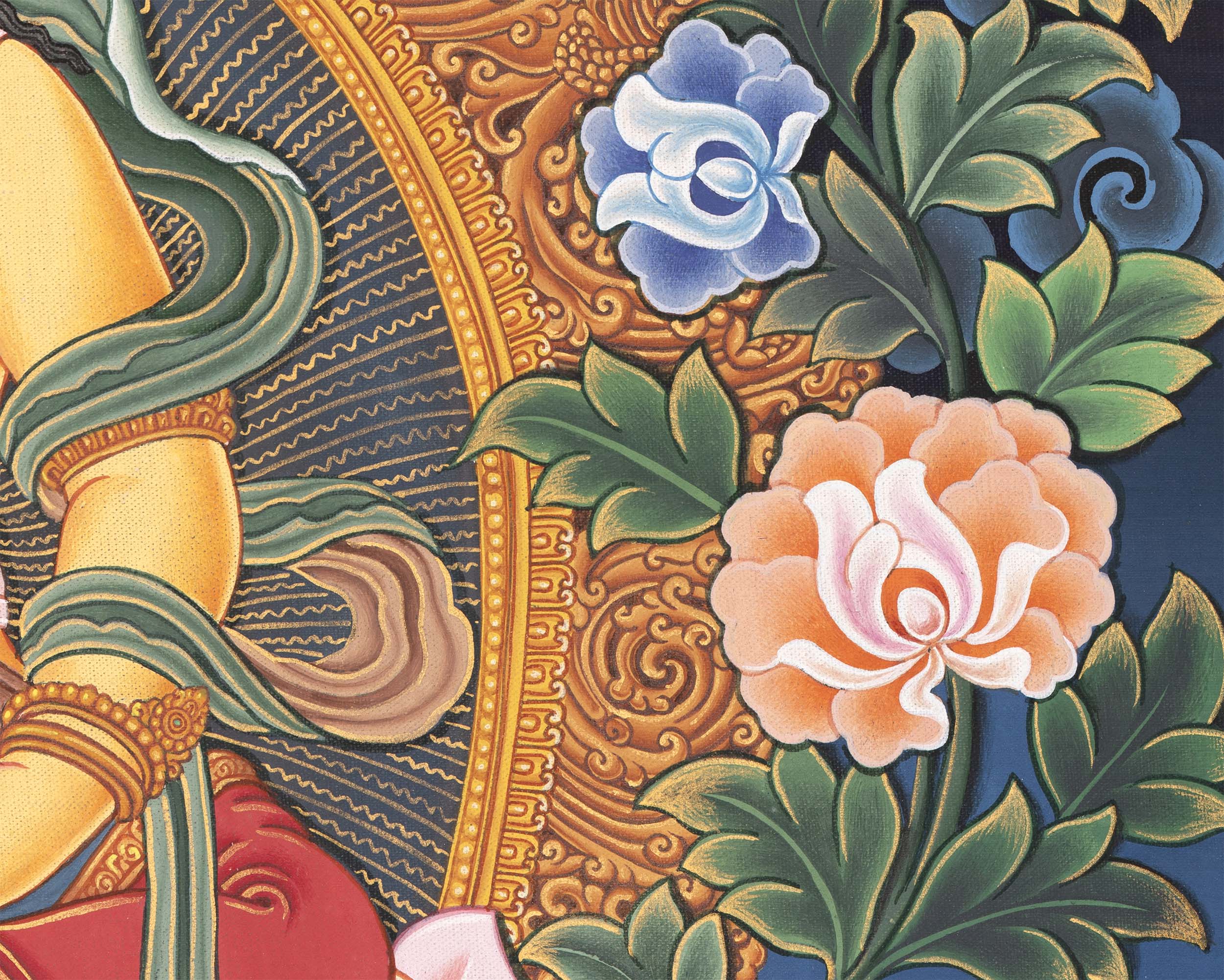 Kubera Print | Handmade Newari Thangka