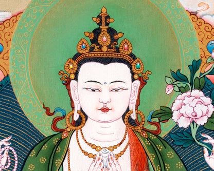Chenrezig | Bodhisattva Thangka Painting | Buddhist Art