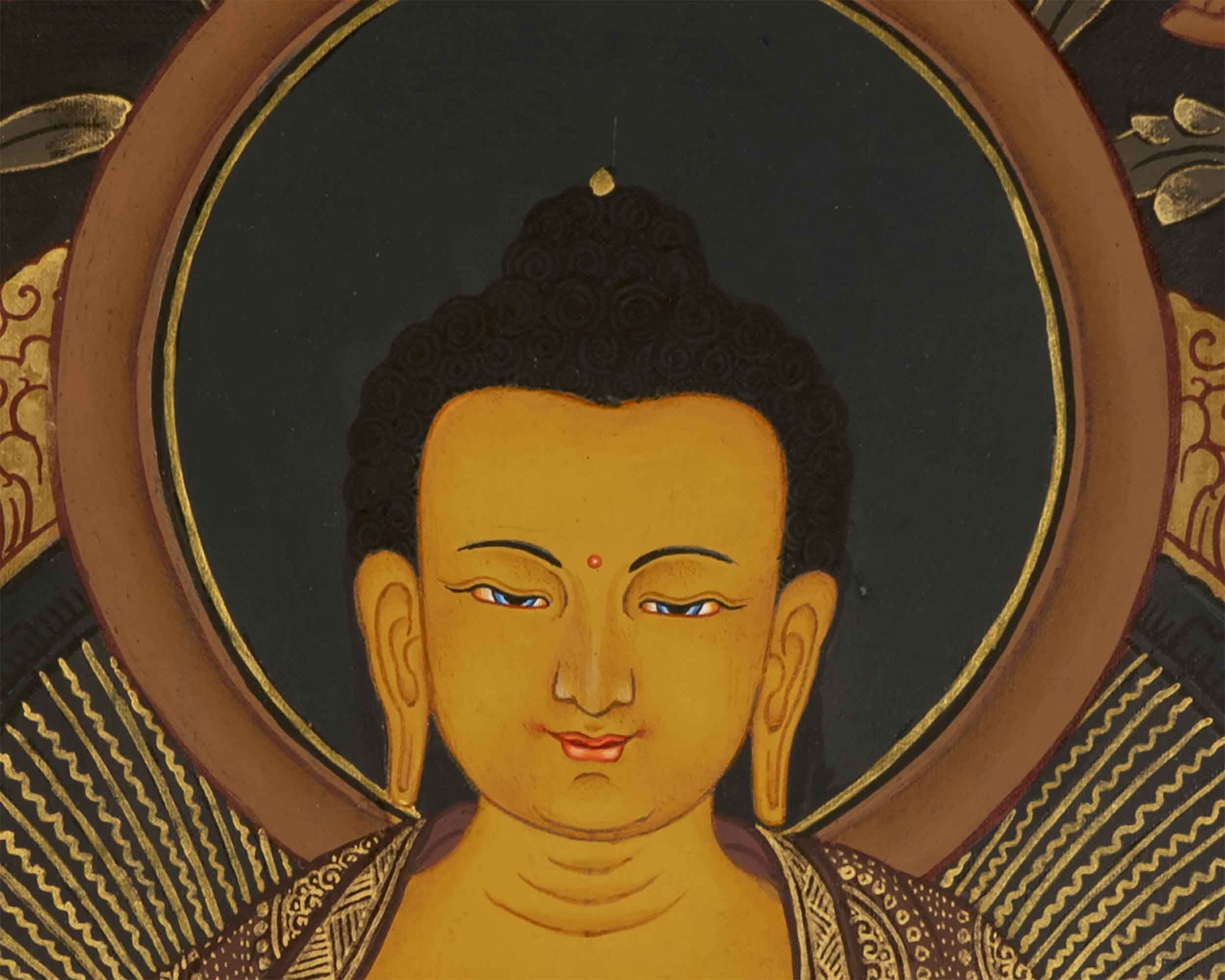 Buddha Shakyamuni Thangka | Wall Hanging Decoration