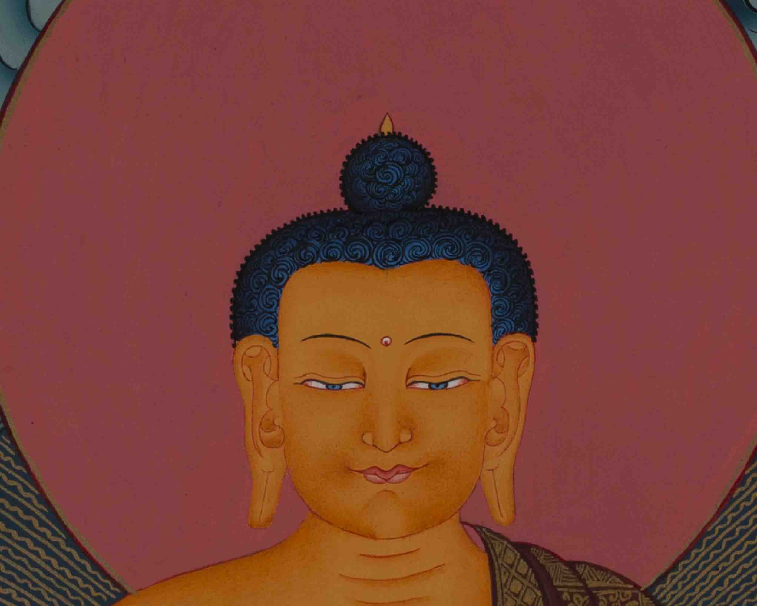 Shakyamuni Buddha Thangka | Buddhist Religious Painting