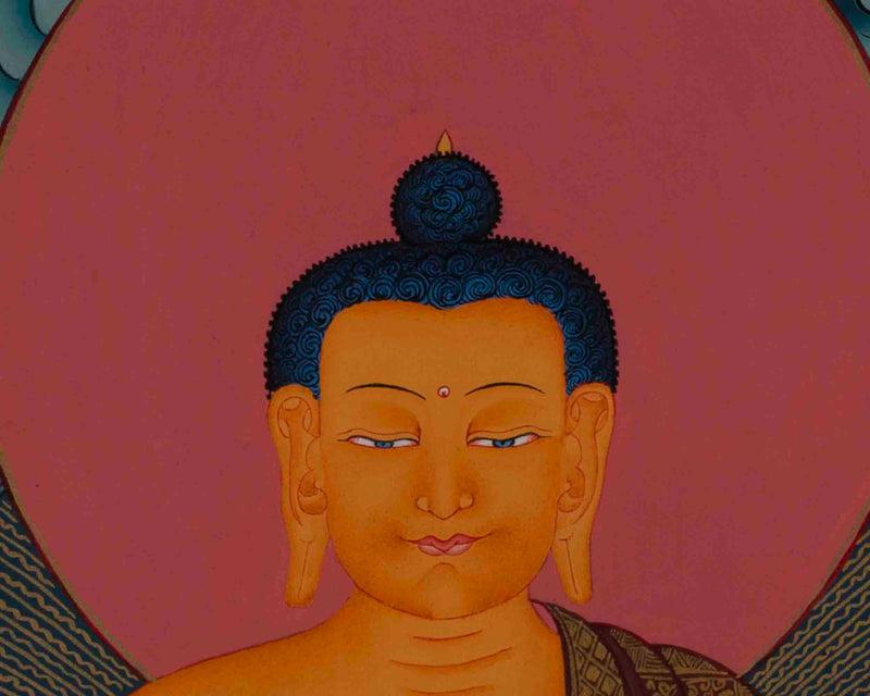 Shakyamuni Buddha Thangka | Buddhist Religious Painting