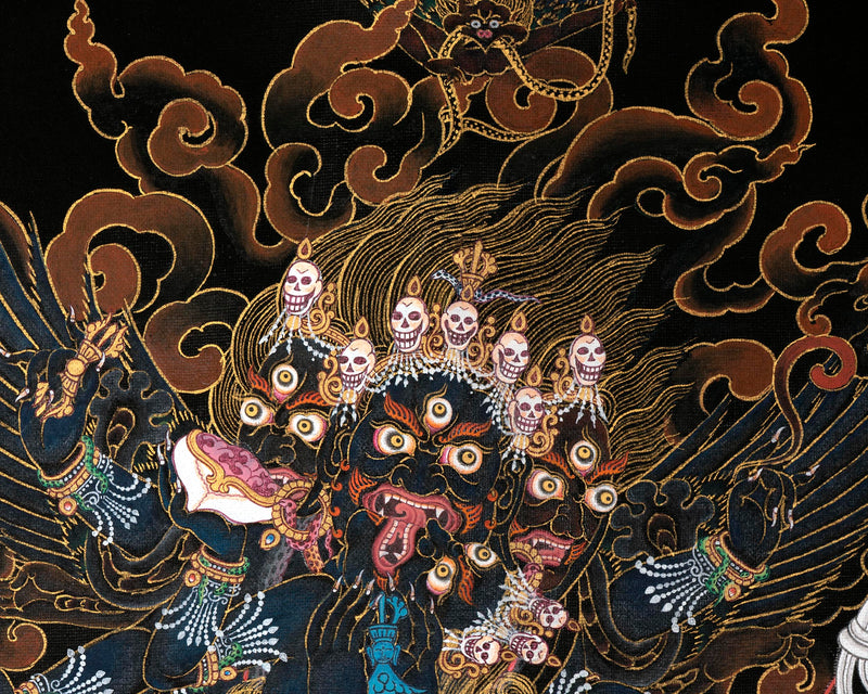 Phurba Vajrakilaya Thangka | Traditional Buddhist Art