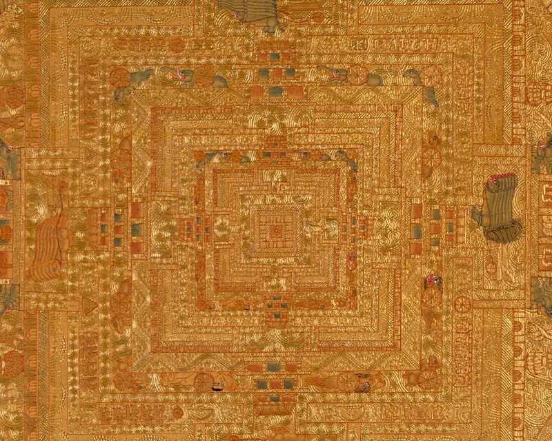 Kalachakra Mandala Thangka Painting | Mandala Design