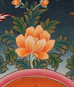 Chenresig Bodhisattva Thangka | Original Hand Painted Arya Bodhisattva Art