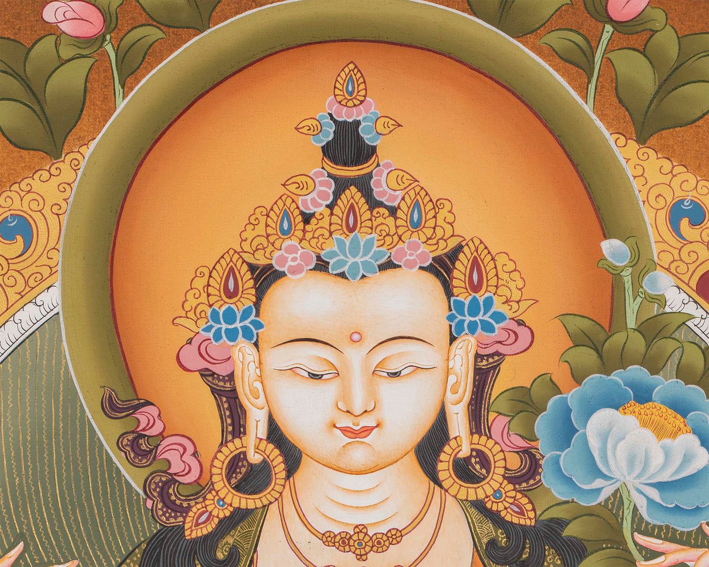 Bodhisattva Avalokiteshvara Tapestry | Chengrezig Thangka