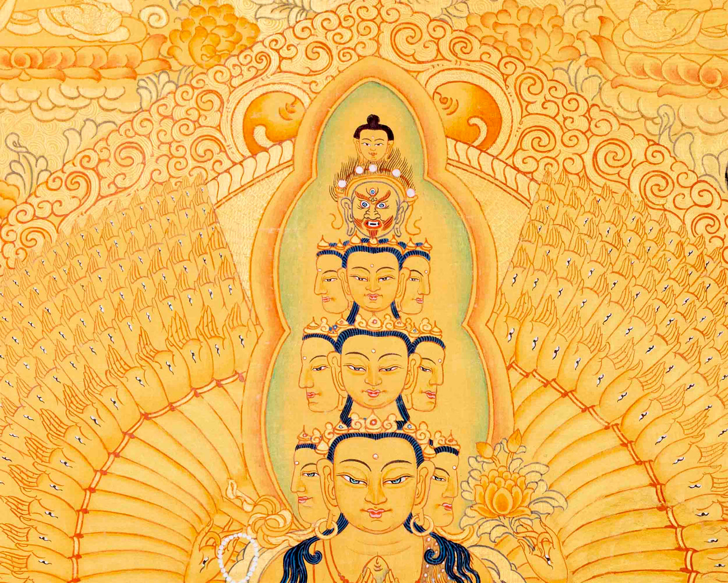 1000 Armed Avalokiteshvara Thangka | Wall Hanging Meditation Art