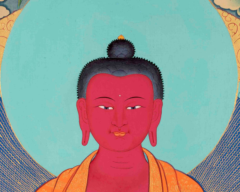 Religious Amitabha Buddha Thangka | Buddhist Art
