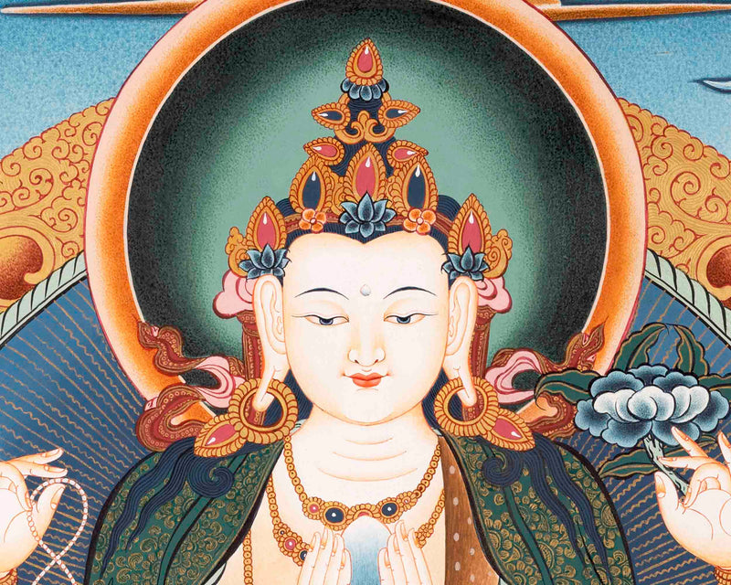 Meditation Avalokiteshvara Chengrezig | Bodhisattva Of Compassion