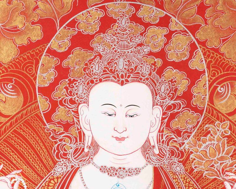 Bodhisattva Chenresig Thangka | Religious Buddhist Painting