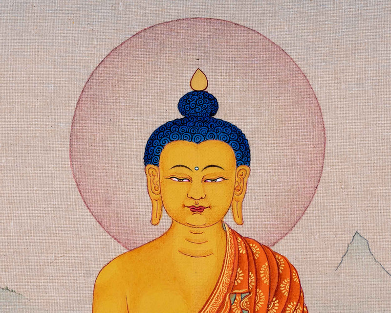 Buddha Thangka Painting | Himalayan Shakyamuni Painting