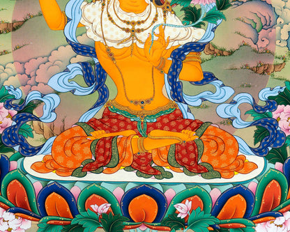 Manjushri Canvas Print's Sacred Energy | The Wisdom Deity | High Quality Giclee Print