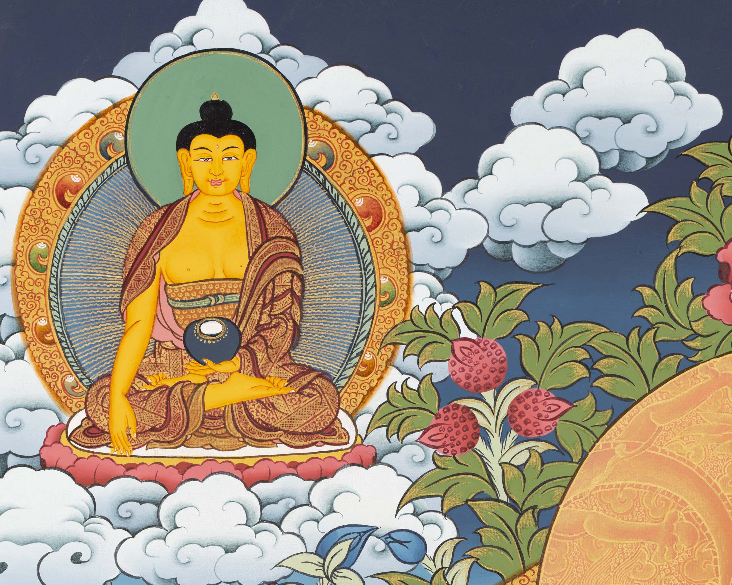 Goddess Green Tara Thangka | Spiritual Wall Art