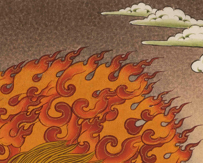 Vajrapani Thangka | Handpainted Thangka