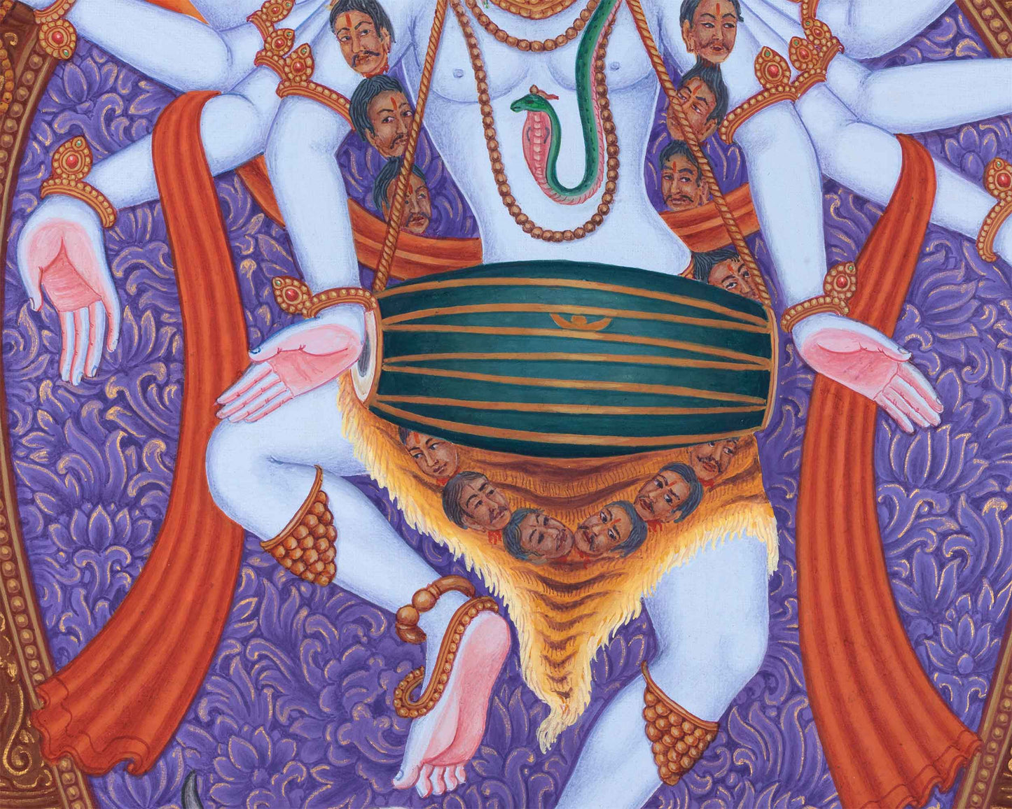 Dancing Divinity: Nataraja Shiva Thangka Print | Lord Shiva | Traditional Gift Ideas