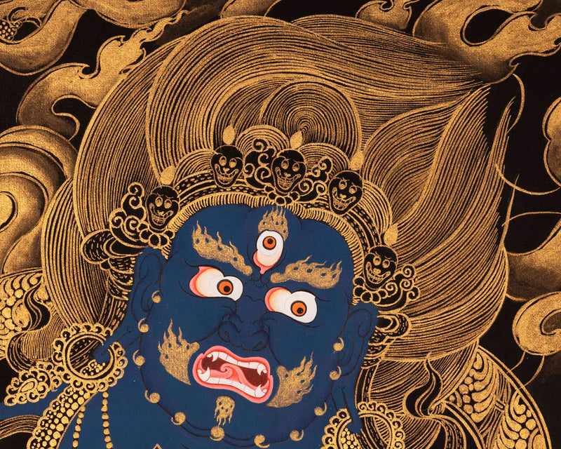 Vajra Panjarnatha Thangka | Wrathful Dharmapala