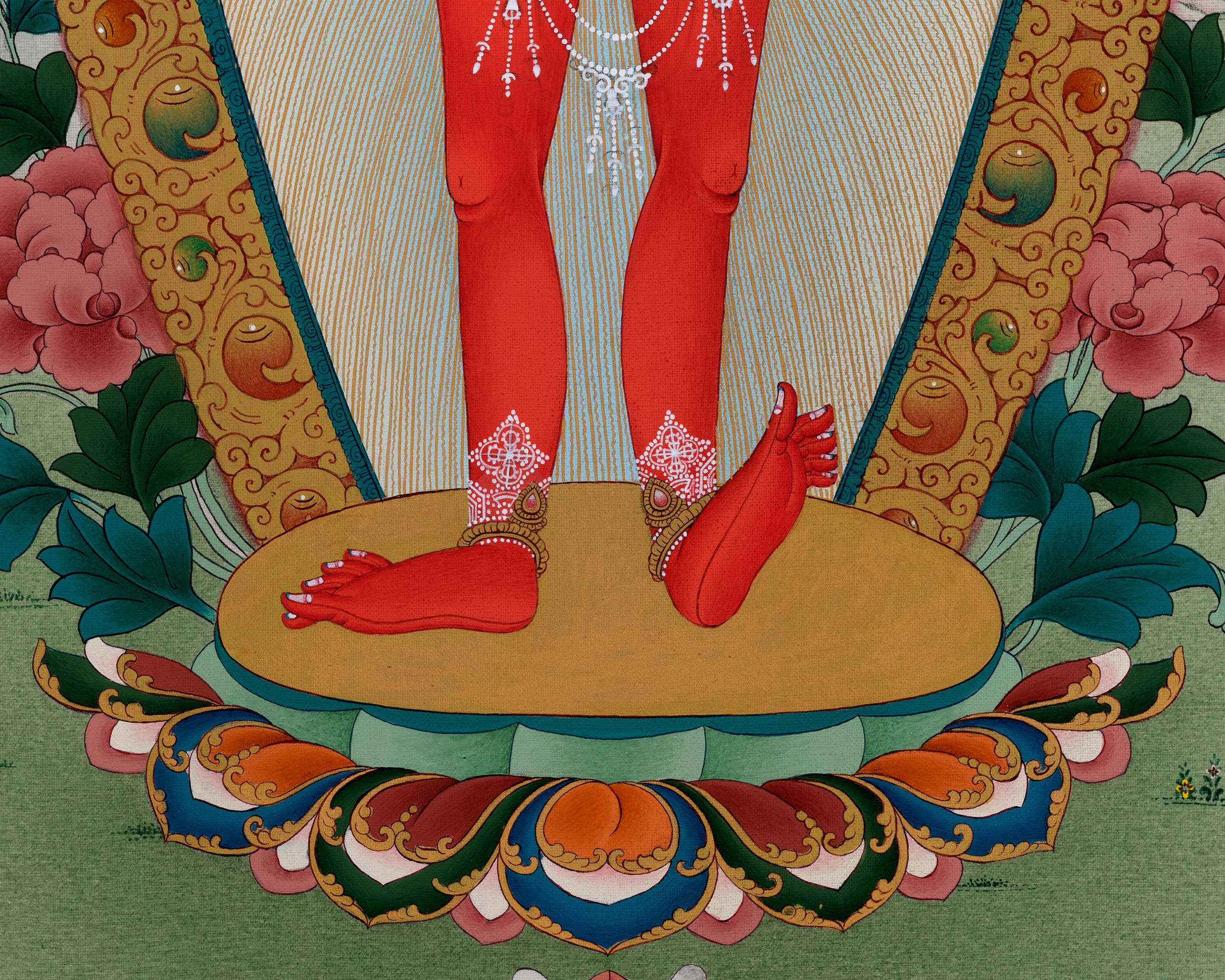 Yumka Dechen Gyalmo Thangka | Dakini thangka | High Quality Thangka Print