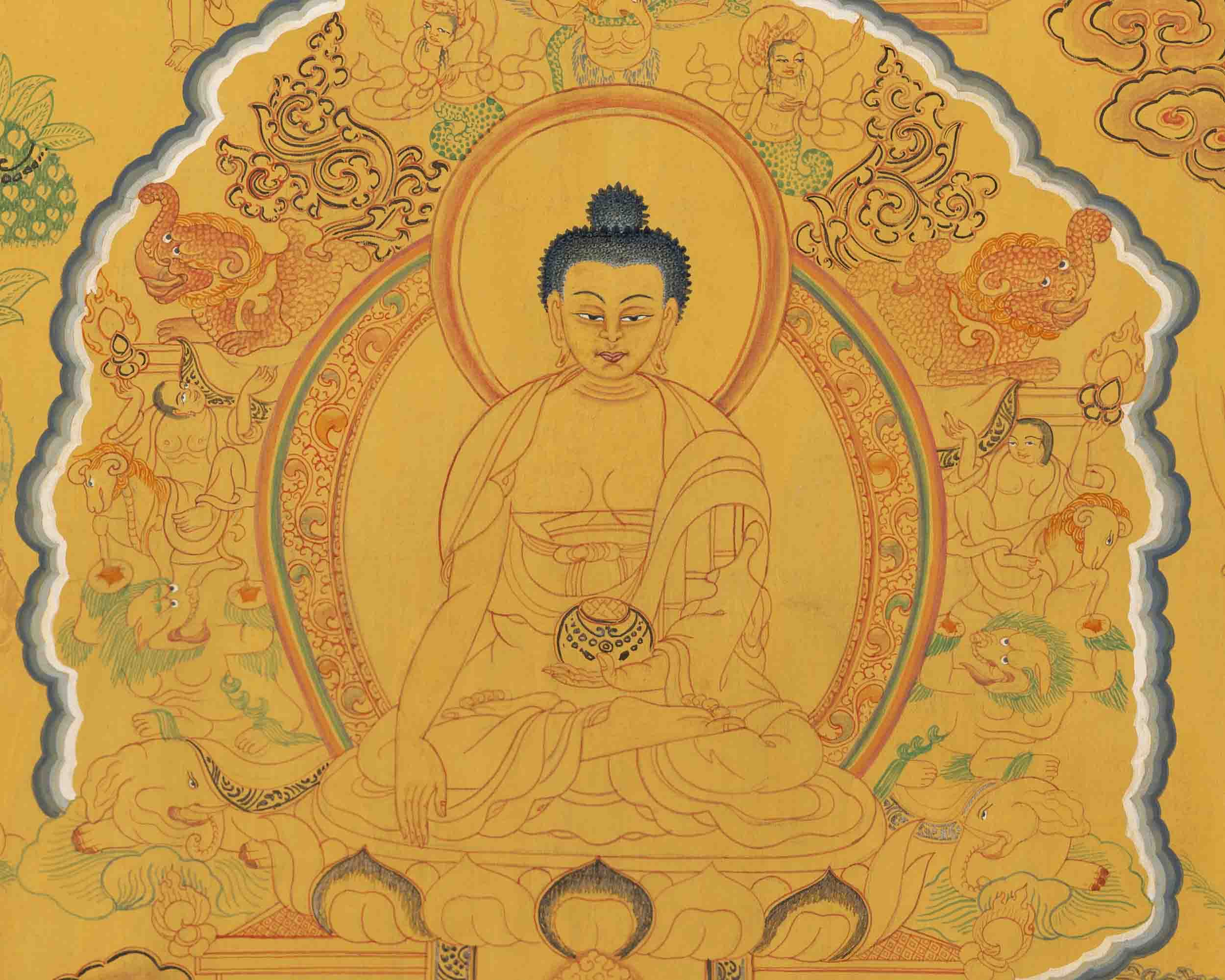 Shakyamuni Buddha Life Story | Tibetan Artwork