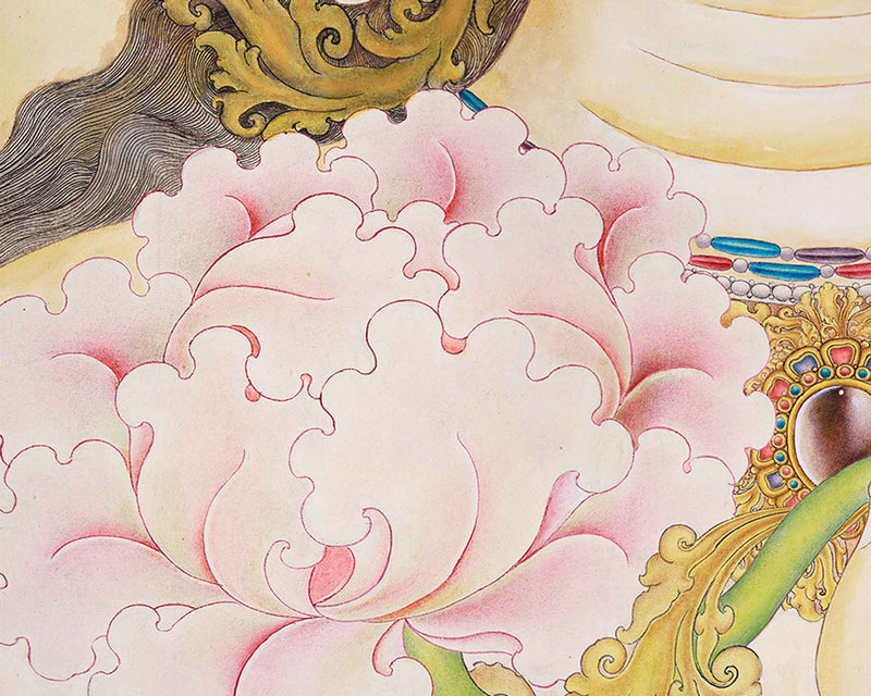 Lokeshvara Chenresig Thangka | The Boddhisattva Of Compassion | Meditative Art