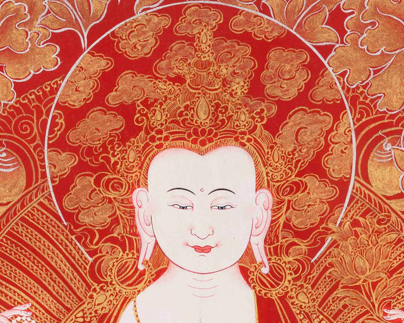 Avalokiteshvara Chengrezig Thangka | Bodhisattva Of Compassion | Wall Decors